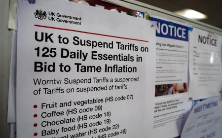 UK to suspend tariffs on 125 daily essentials