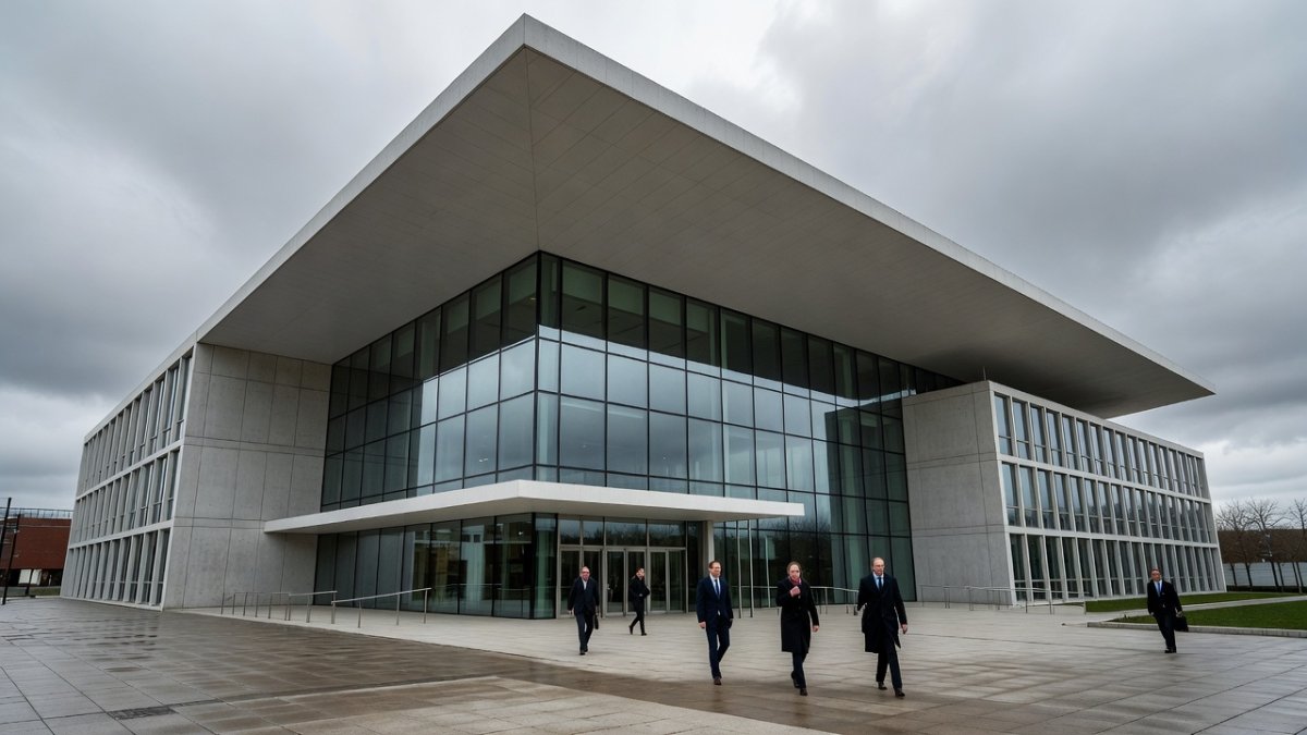 The International Criminal Court building in The Hague, Netherlands, where former President Rodrigo Duterte faces trial