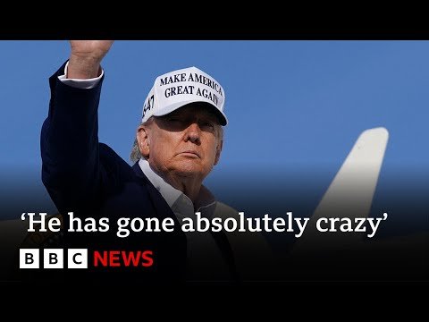 BBC News thumbnail showing Trump-Putin-Ukraine coverage