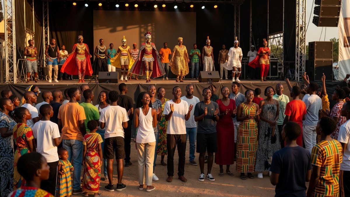 Crowd at MASA 2026 festival at Palais de la Culture de Treichville in Abidjan