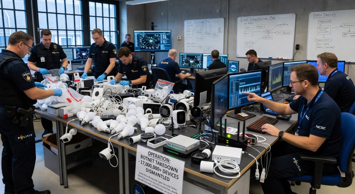 Botnet of more than 17 million devices dismantled