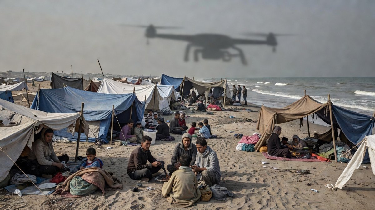 Under a Fragile Ceasefire, Israel's Drones Kill on Gaza's Beaches