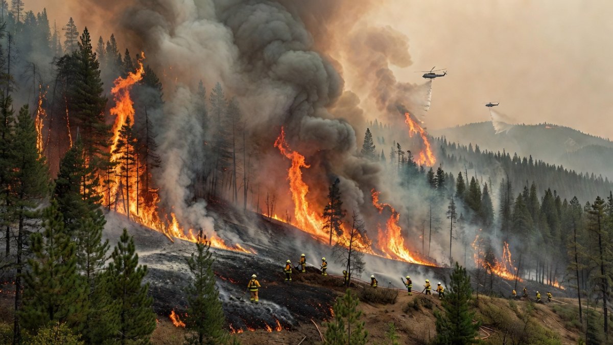 Saw Creek Wildfire Forces Evacuations in Lytton, B.C.