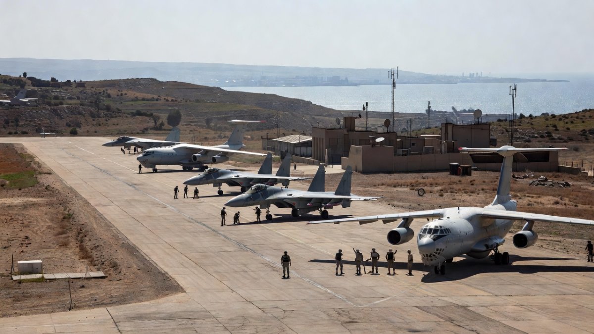 Russian Hmeimim airbase near Latakia, Syria
