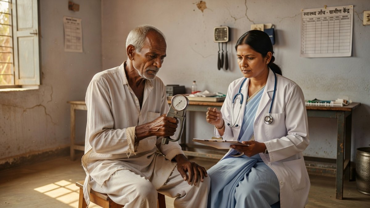 Hand Grip Strength Biomarker: Health Risks for India's Elderly