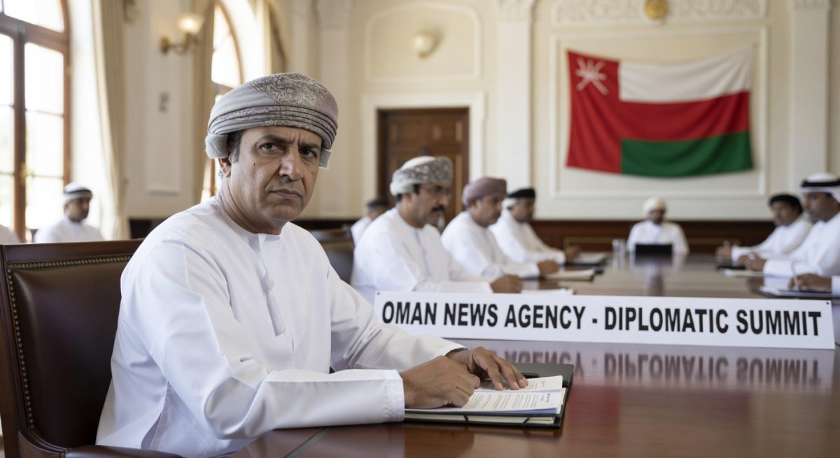 Omani Foreign Minister during regional discussions