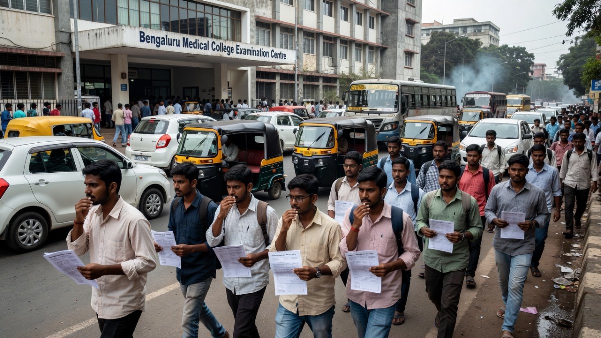 NEET Retest Chaos in Bengaluru: Political Clash, Missed Exams, and a Crisis of Coordination