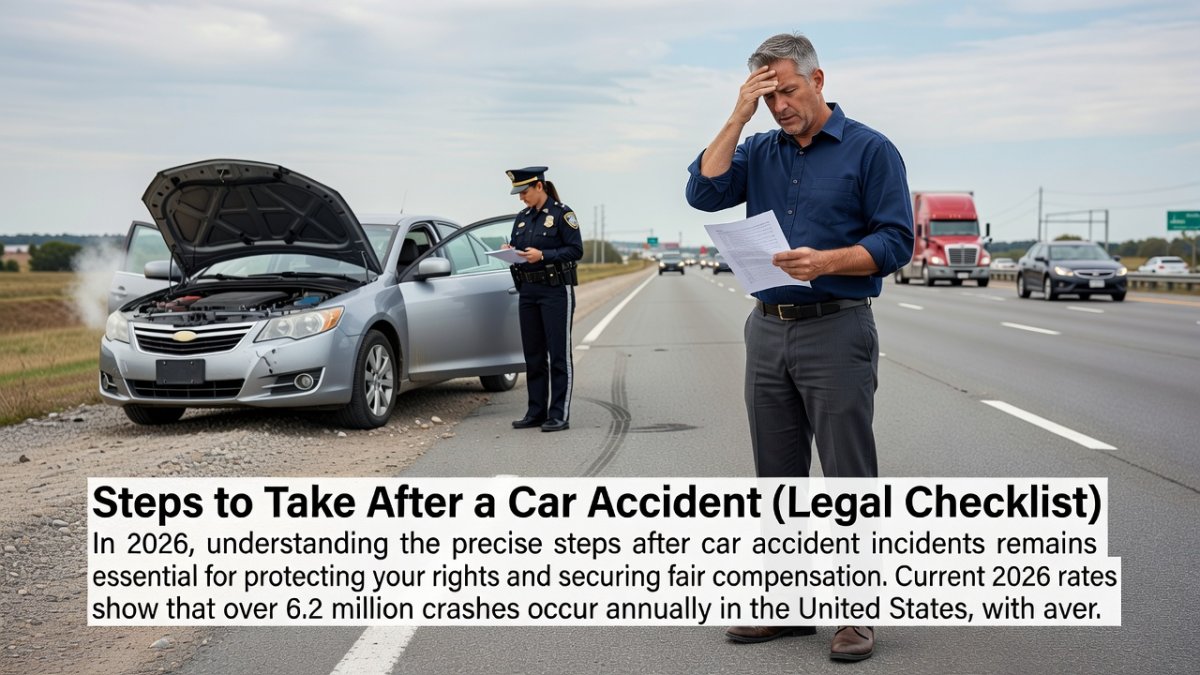 Steps to Take After a Car Accident (Legal Checklist)