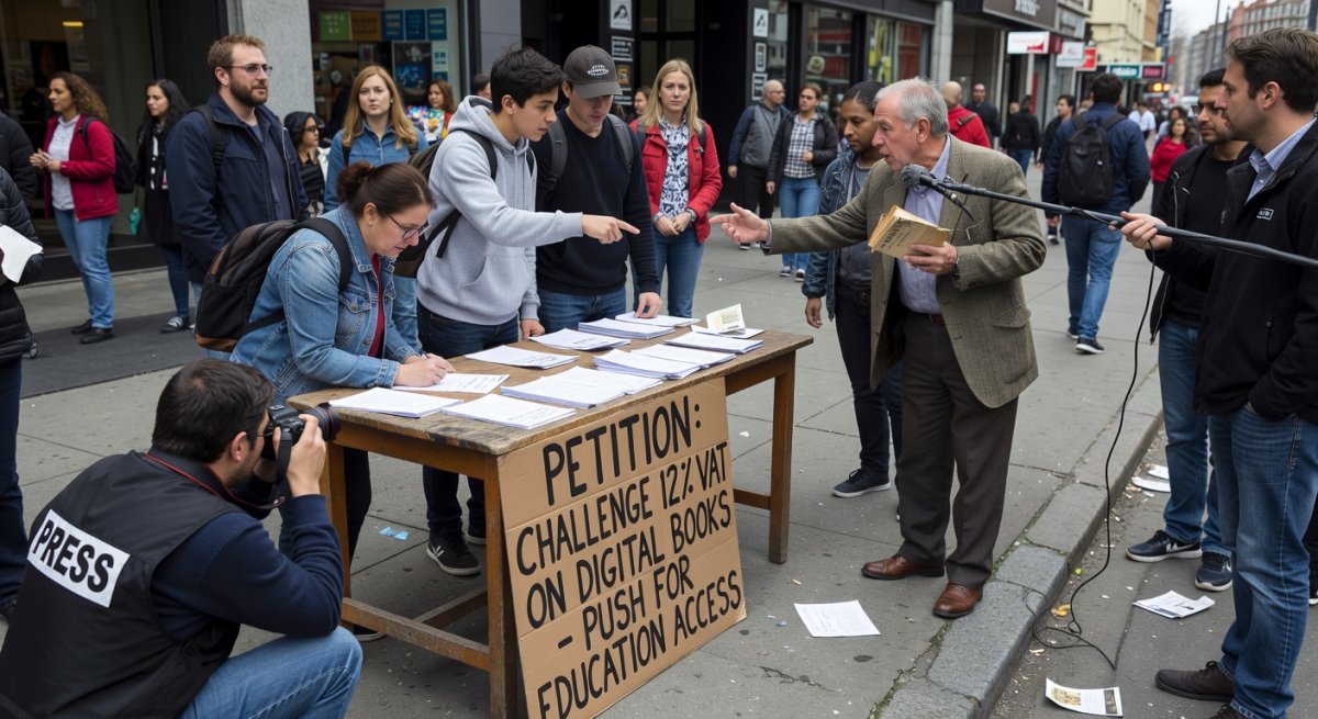 Petition Challenges 12 Percent VAT on Digital Books in Push for Education Access