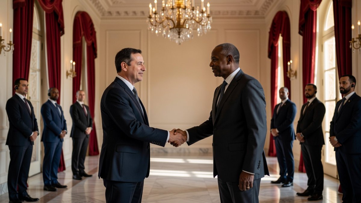 President Isaac Herzog of Israel meeting with Somaliland President Abdirahman Mohamed Abdullahi Irro in Jerusalem