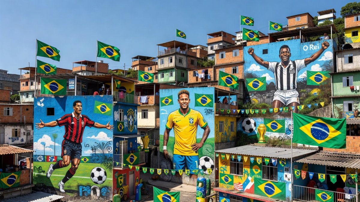 Rocinha Favela Murals Fuel Brazil 2026 World Cup Push