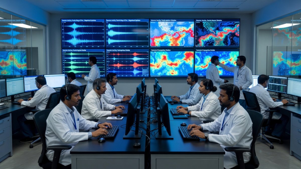 Indian Tsunami Early Warning Centre at INCOIS, Hyderabad