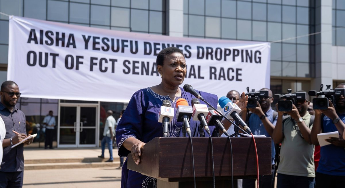 2027: Aisha Yesufu denies dropping out of FCT senatorial race