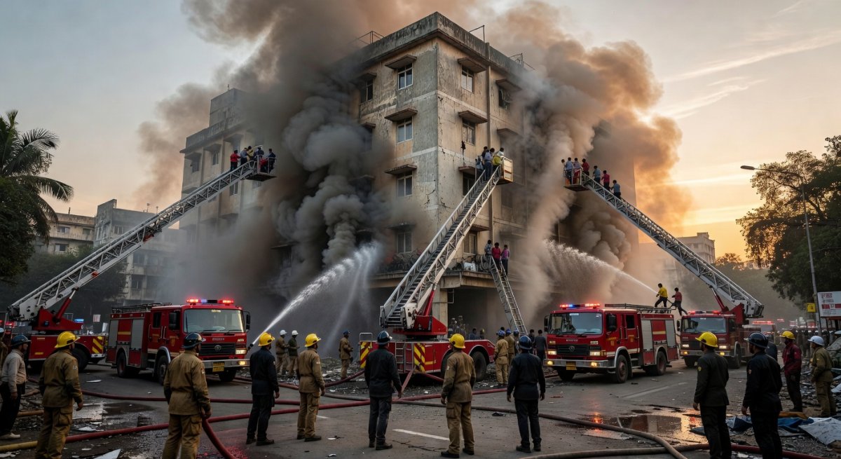 Delhi Malviya Nagar Hotel Fire: 21 Killed, Regulatory Failures Exposed