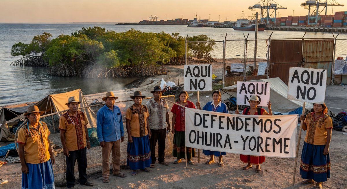 Yoreme Activists Resist Topolobampo Ammonia Plant in Sinaloa