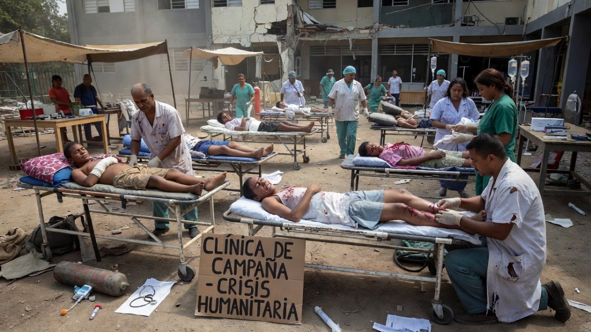 Overwhelmed hospitals treat earthquake victims outdoors in Venezuela