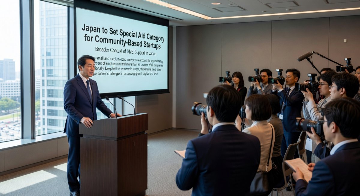 Japan to Set Special Aid Category for Community-Based Startups