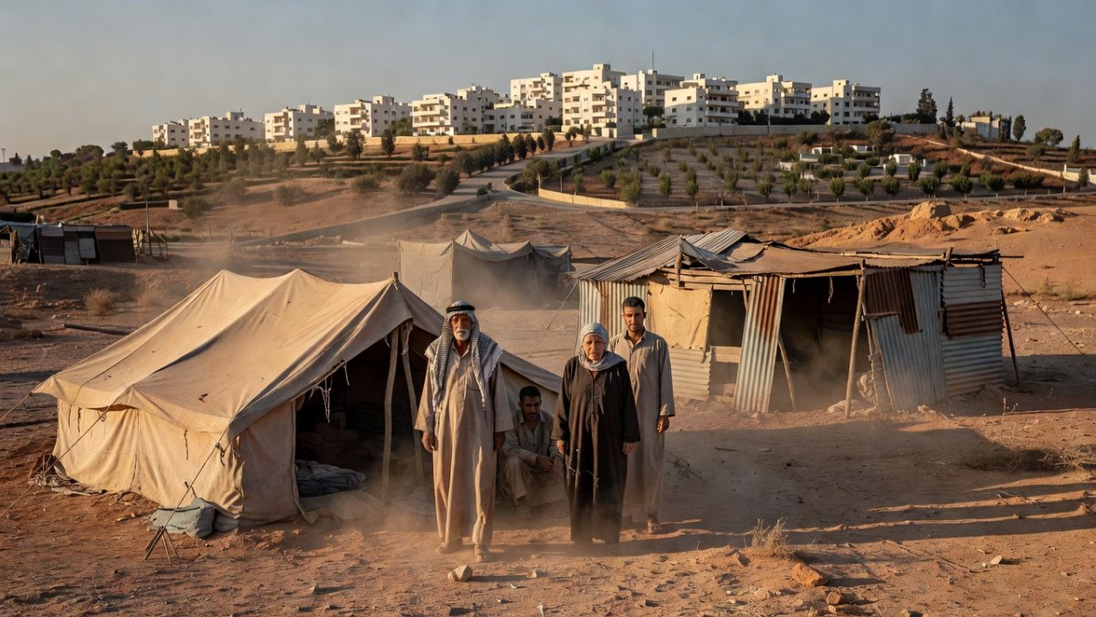 Palestinian residents in the West Bank facing ongoing displacement