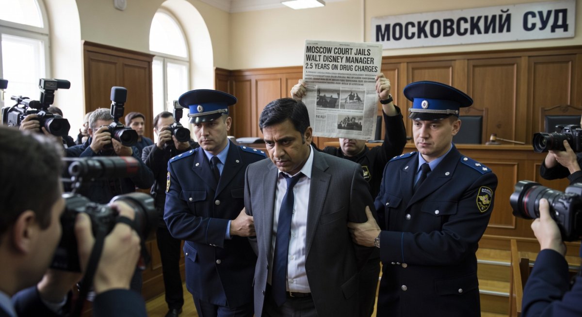 Moscow Court Jails Walt Disney Manager 2.5 Years on Drug Charges
