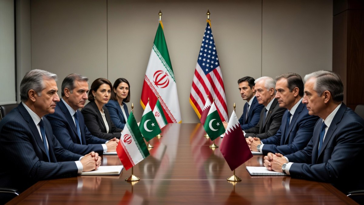 US and Iranian diplomatic negotiations mediated by Pakistan and Qatar