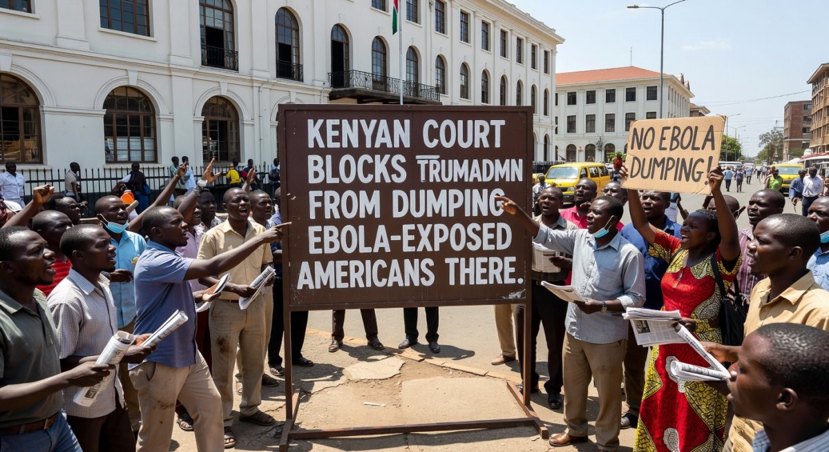 Kenyan court blocks Trump admin from dumping Ebola-exposed Americans there