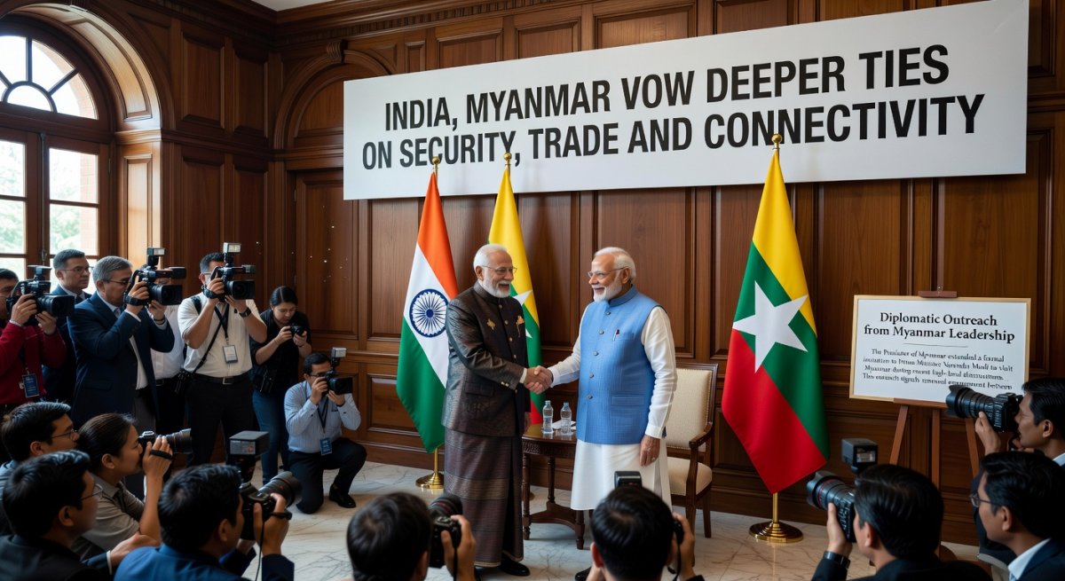 India, Myanmar Vow Deeper Ties On Security, Trade And Connectivity