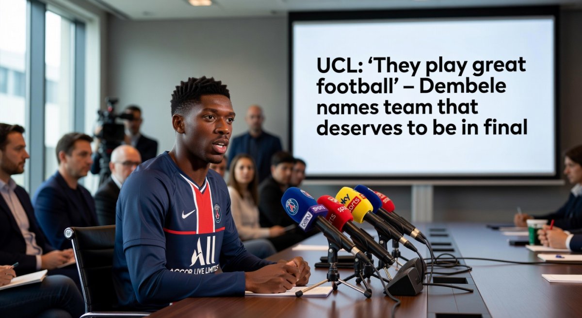 UCL: ‘They play great football’ – Dembele names team that deserves to be in final
