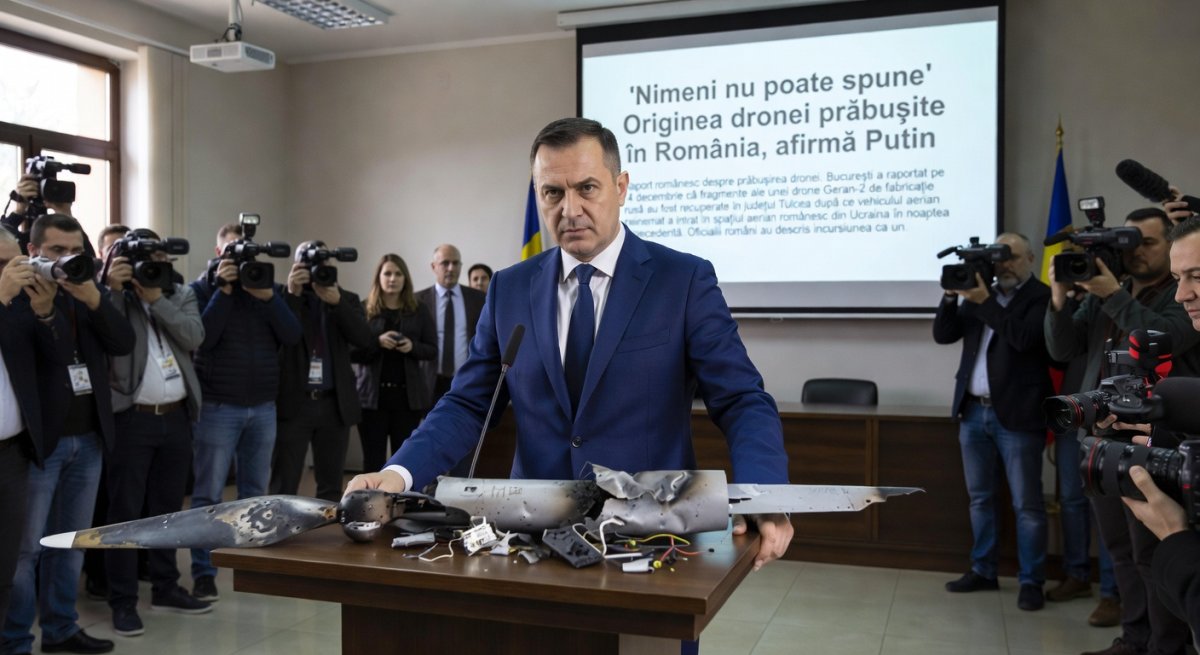'No One Can Say' Origin of Drone That Crashed in Romania, Putin Says