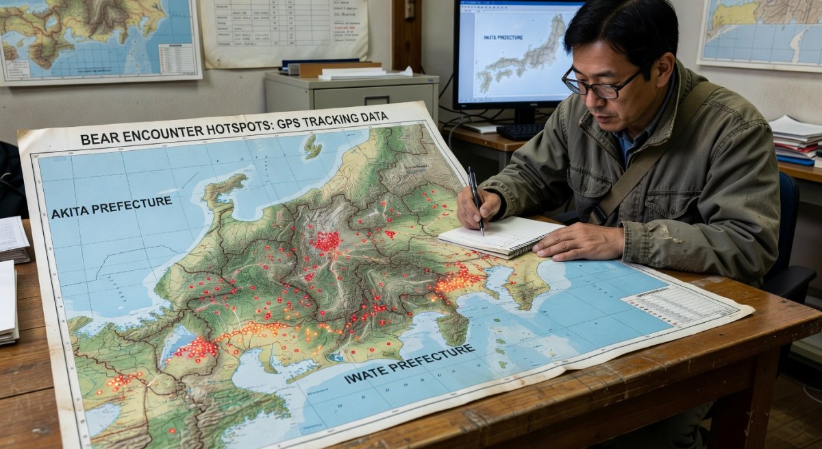 AI GPS Tracking Reduces Bear Encounters Across Japan