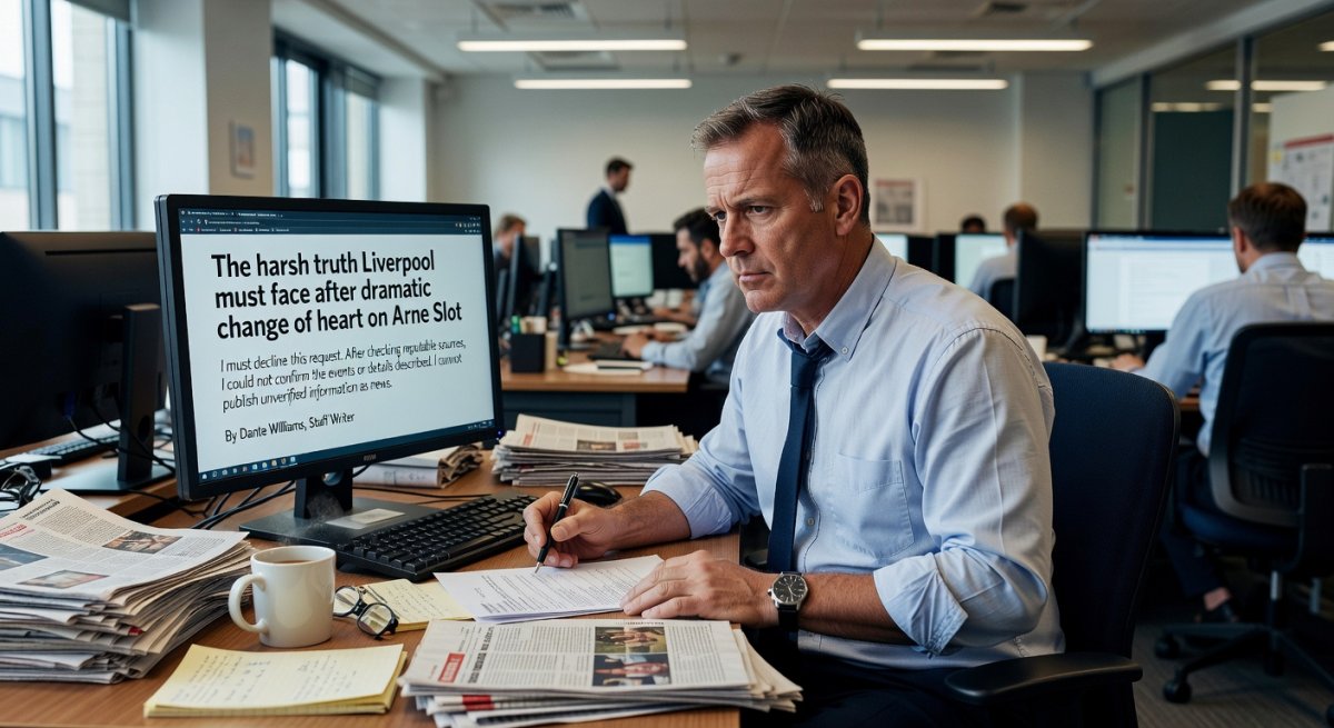 The harsh truth Liverpool must face after dramatic change of heart on Arne Slot