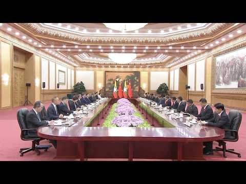 Xi, Min Aung Hlaing Deepen China-Myanmar Ties