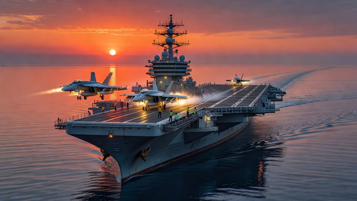 US fighter jets over the Persian Gulf