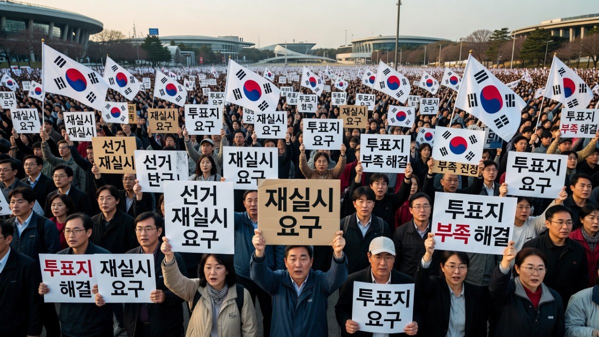 South Korea's 2026 Ballot Shortage Election Protests