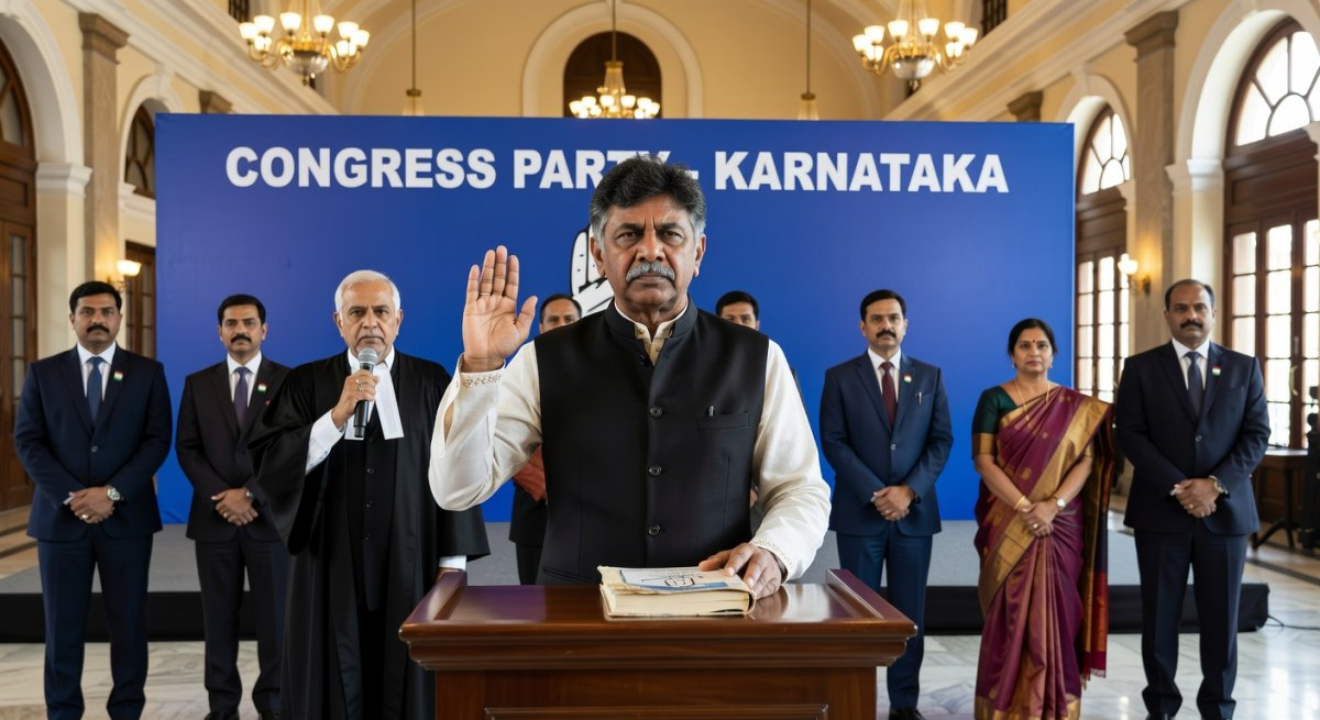 Karnataka On Brink Of Regime Change, DK Shivakumar To Take Oath Today
