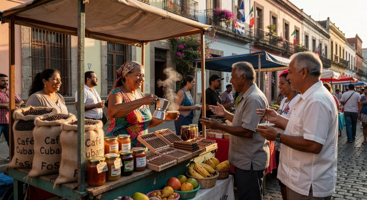 Cuban diaspora community in Mexico City maintains cultural ties and sends remittances to the island