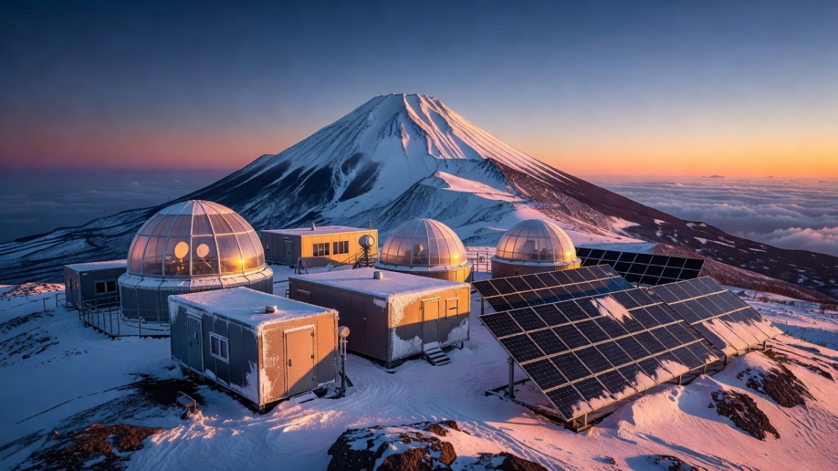 Mt. Fuji Summit Research Station in NHK Science View Episode