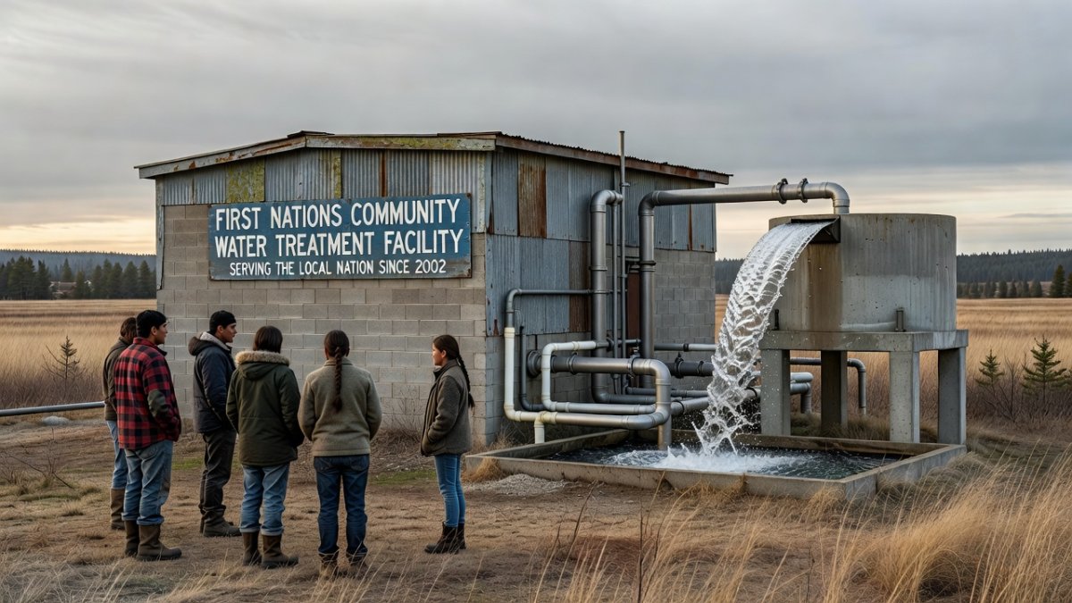 First Nations community water treatment facility