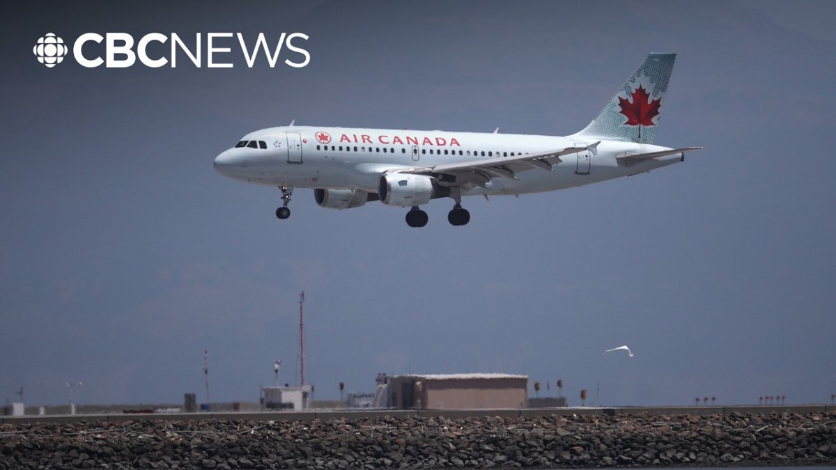 CBC News report thumbnail showing former Air Canada captain investigation