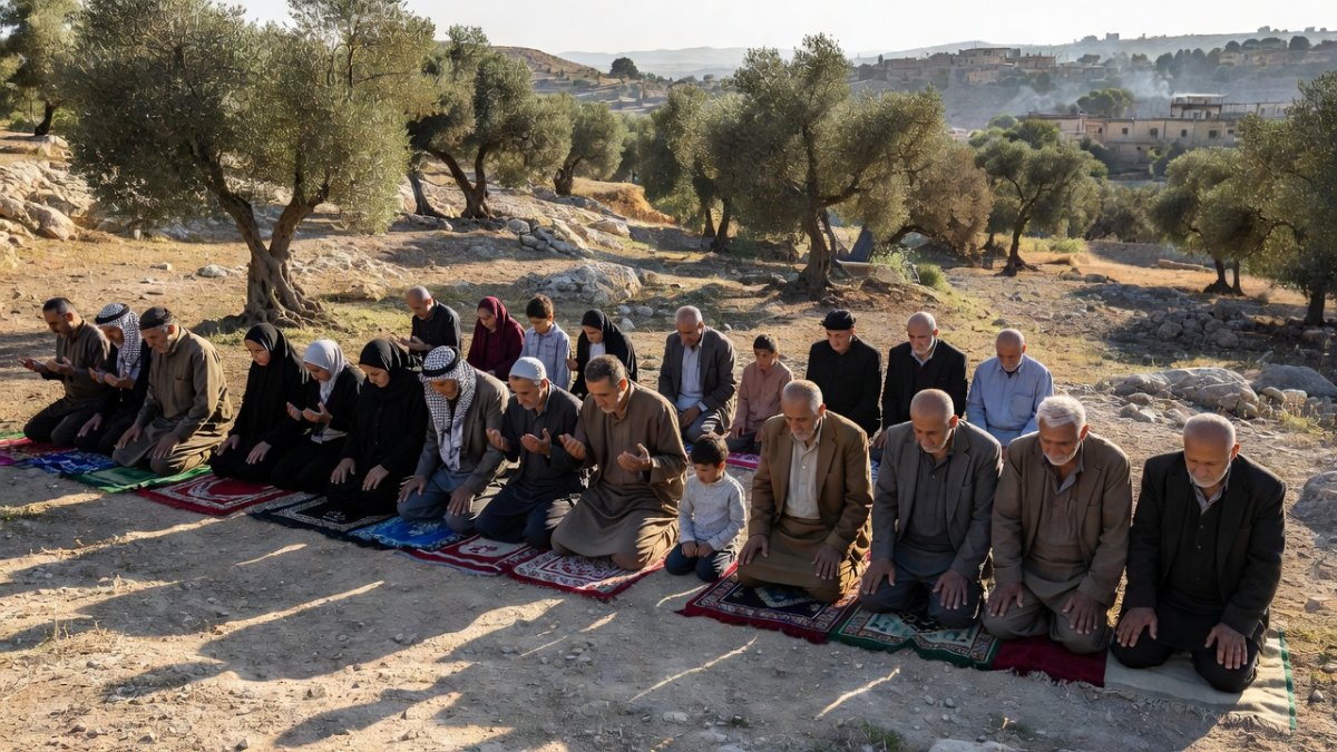 Palestinians Protest Illegal Settlement Expansion in West Bank