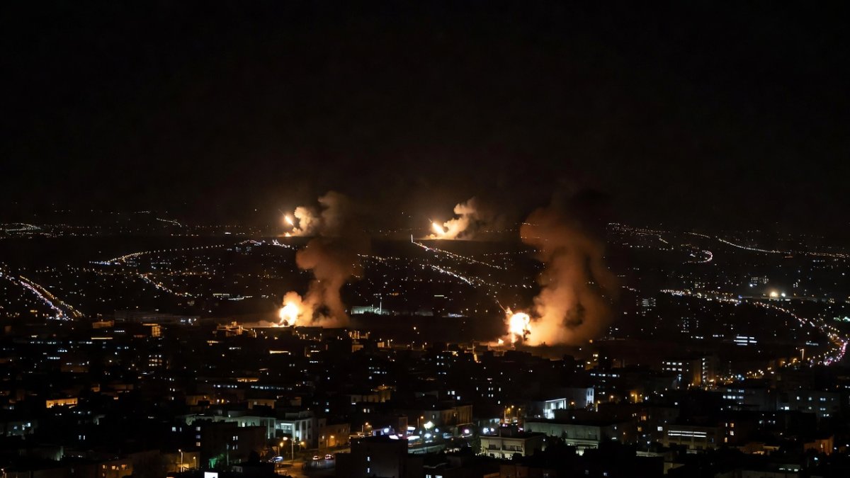 Israel Strikes Military Targets Across Iran in Overnight Retaliation