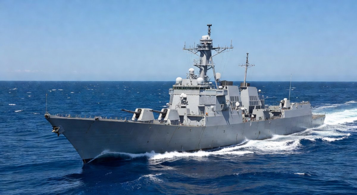 ROKS Jeongjo the Great at sea