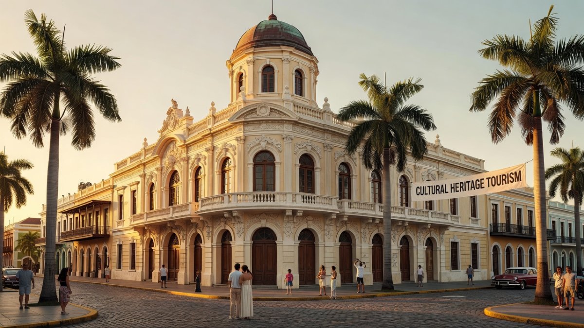 The historic Teatro Yaguez theatre in Mayaguez, Puerto Rico, a cultural heritage venue