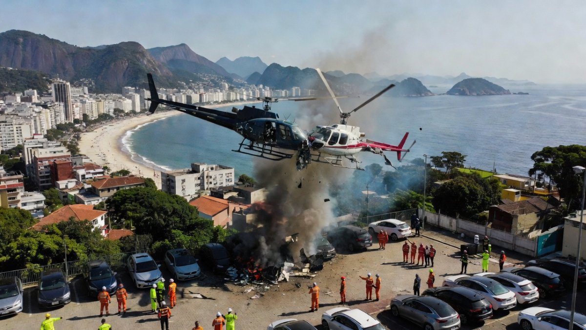 Rio de Janeiro Helicopter Collision Kills Six Including Oliver Tree and Argentine YouTuber Gaspi