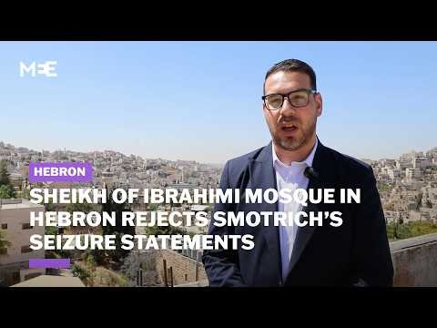 Palestinians in Hebron pass through Israeli military checkpoints near the Ibrahimi Mosque.