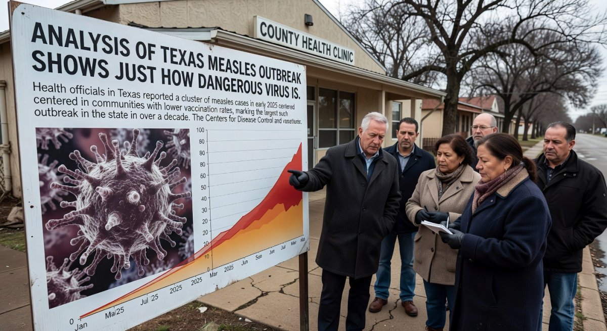 Analysis of Texas measles outbreak shows just how dangerous virus is