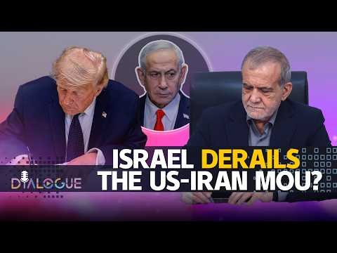 CGTN report thumbnail on US-Iran MOU and Israel strikes