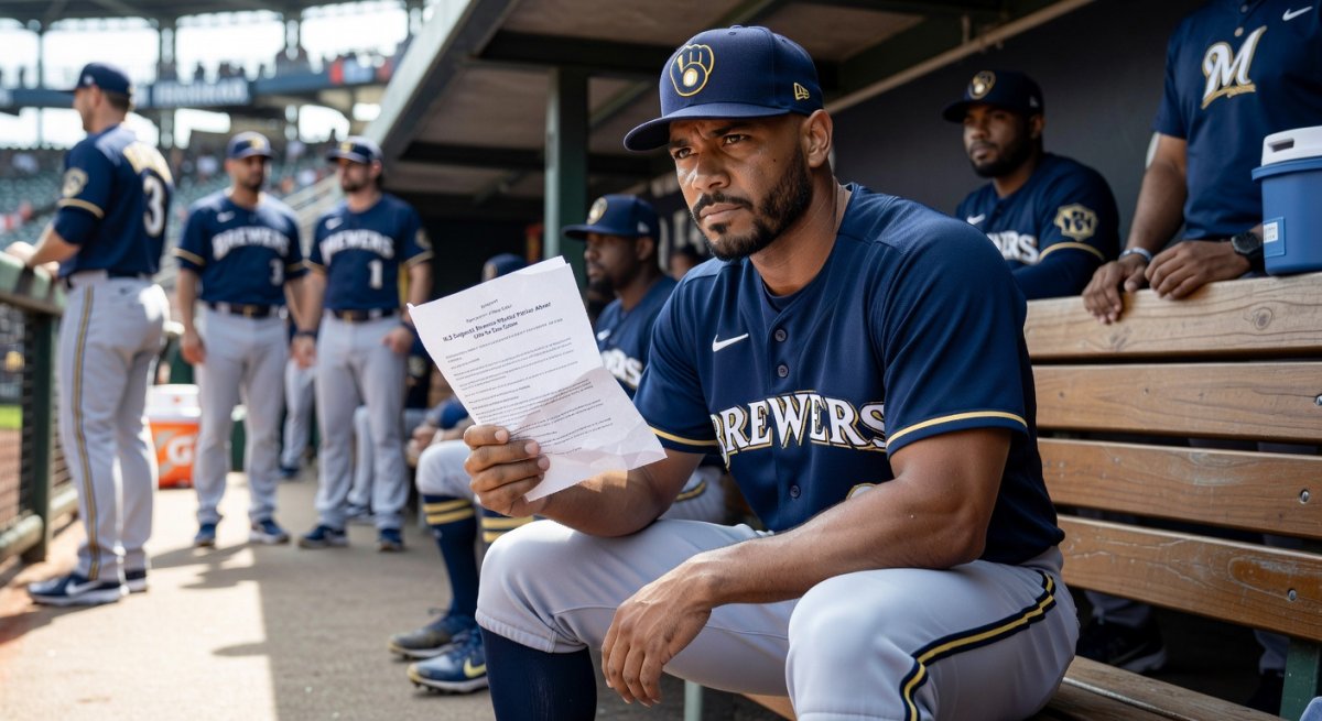 MLB Brewers pitcher Uribe gets one-game ban for mound antics
