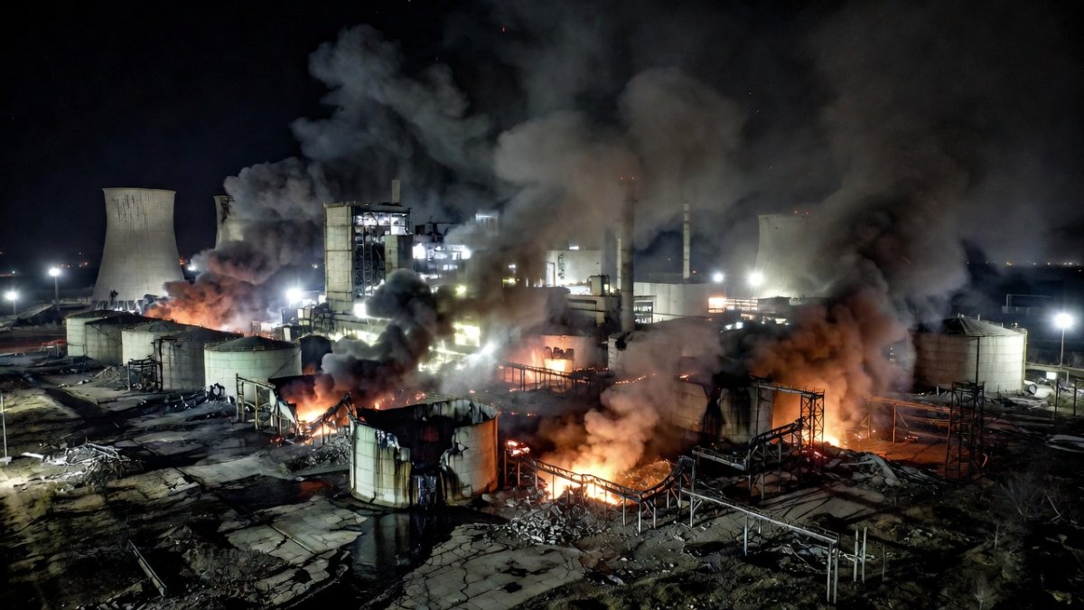 Ukraine Strikes Crimean Titan Chemical Plant — Russia's Explosive Trap Exposed