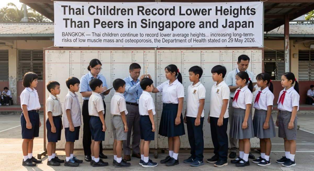 Thai children shorter than Singaporean and Japanese peers