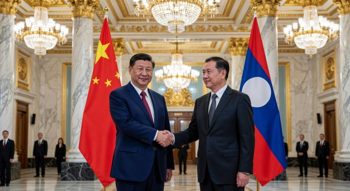 Chinese President Xi Jinping meets with Lao President Thongloun Sisoulith in Beijing